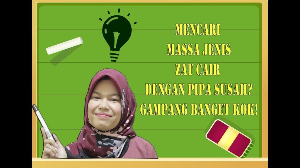 Rumus Massa Jenis Zat Cair Dalam Pipa U dan Contoh Soalnya