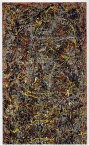 Aliran-Abstraksionisme-No-5-karya-Jackson-Pollock