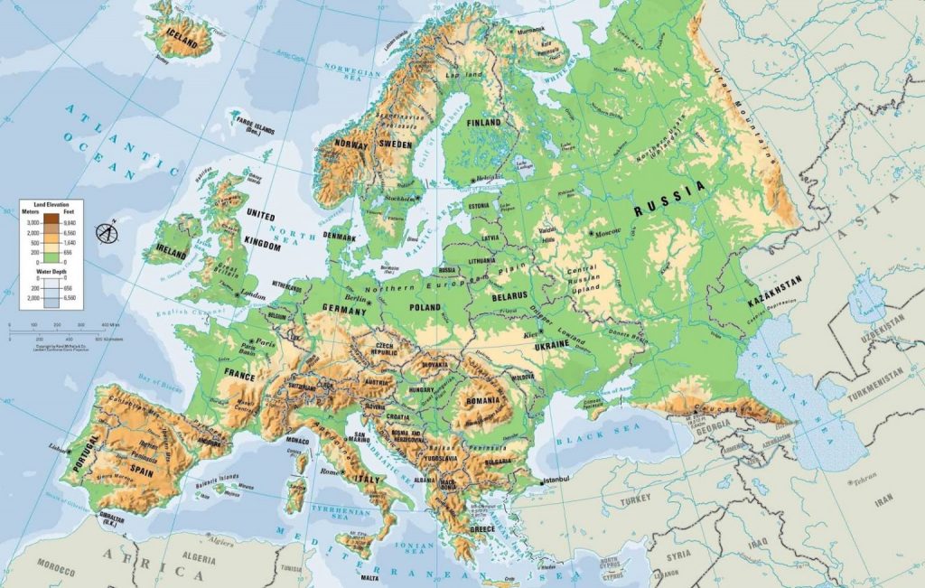 Peta Benua Eropa
