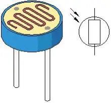Ilustrasi Light Dependant Resistor