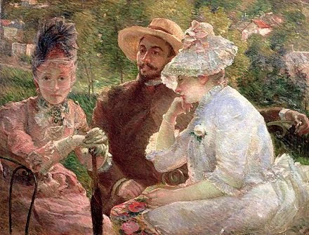 On the terrace at Sèvres (1880)