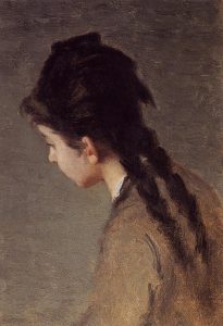 Portrait of Jeanne Gonzalès in Profile
