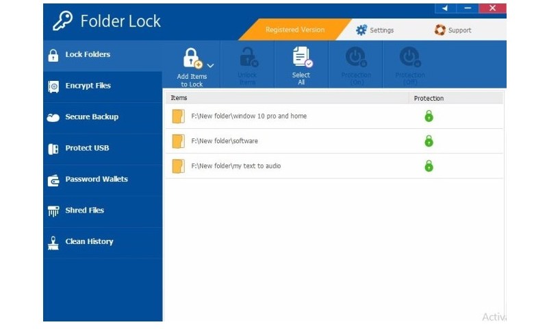 Aplikasi Folder Lock