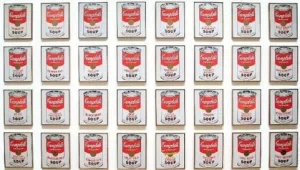 "Campbell's Soup Cans" oleh Andy Warhol (Serigrafi)