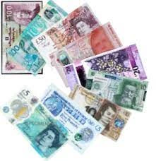 Pound Sterling, Mata uang negara Inggris