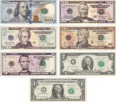 Dolar Amerika Serikat, mata uang negara Amerika Serikat